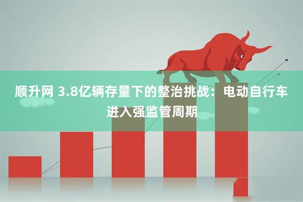 顺升网 3.8亿辆存量下的整治挑战：电动自行车进入强监管周期